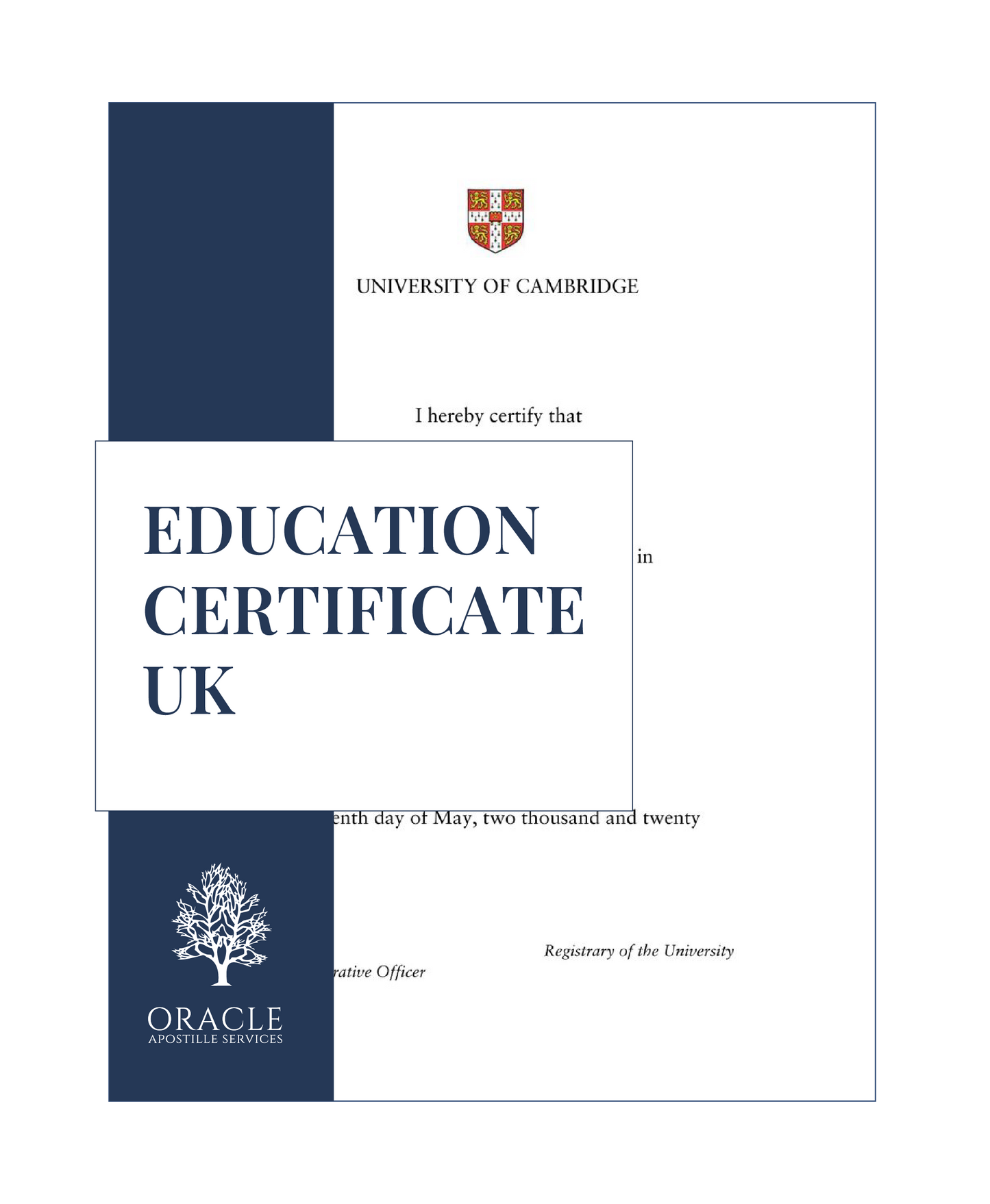 Educational certificate (UK) – Premium 1 day Apostille service