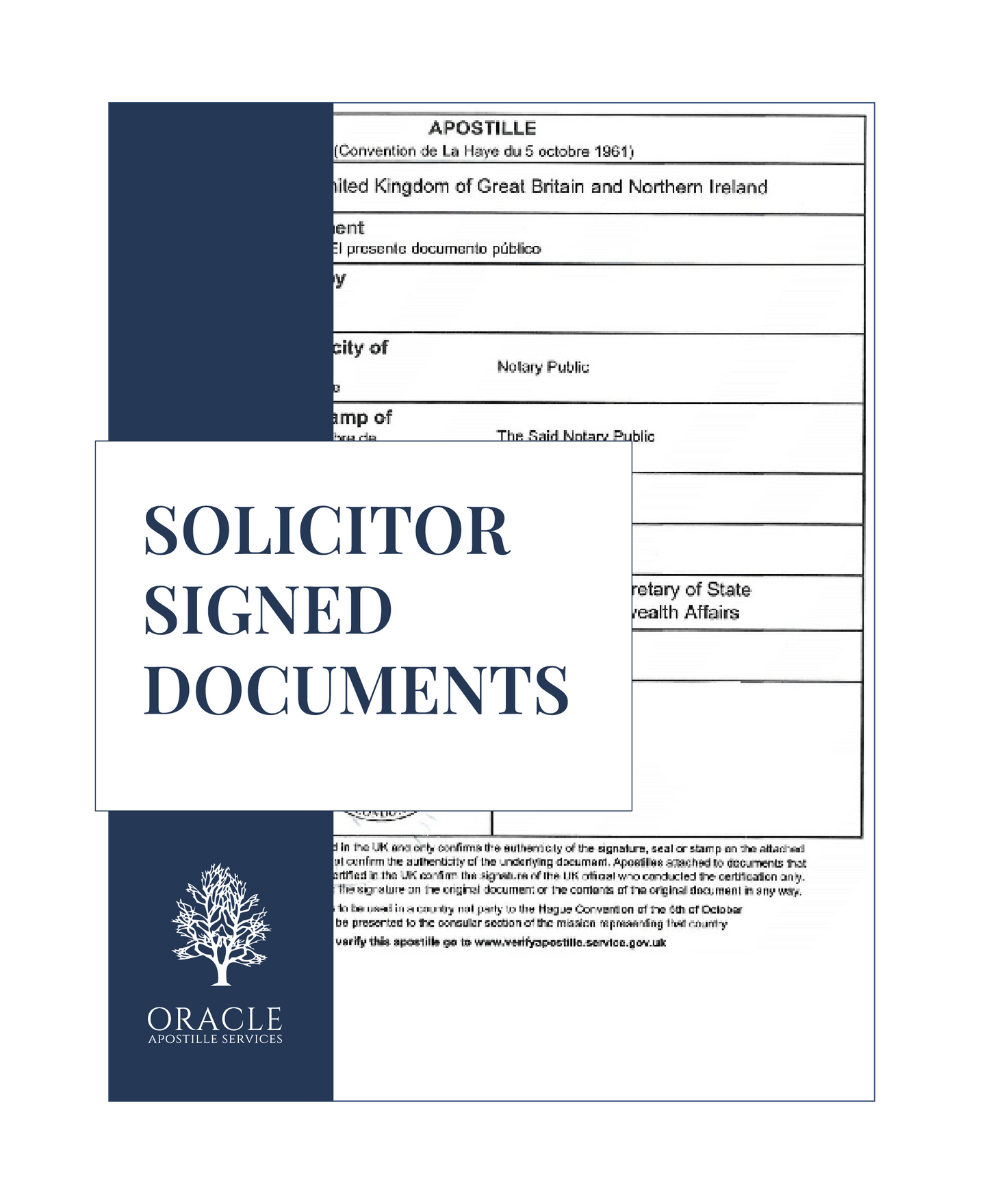 Solicitor signed documents - Premium 1 day Apostille service