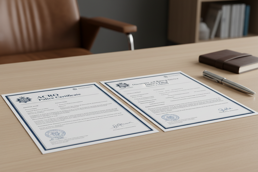 Certificate of good conduct UK: which document do you need and how do you get it apostilled?