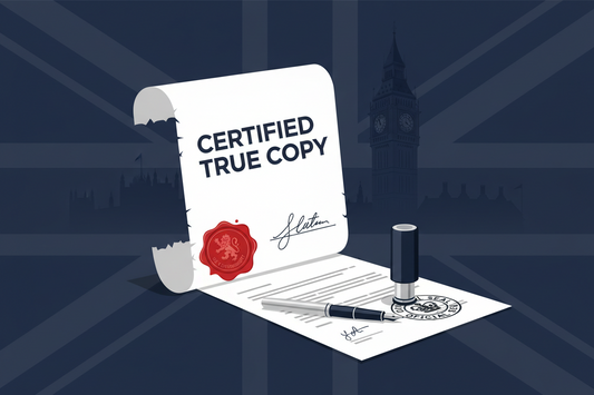 How to certify documents in the UK for apostille and legalisation
