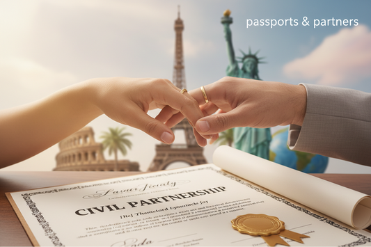 How to obtain a civil partnership certificate and use it abroad