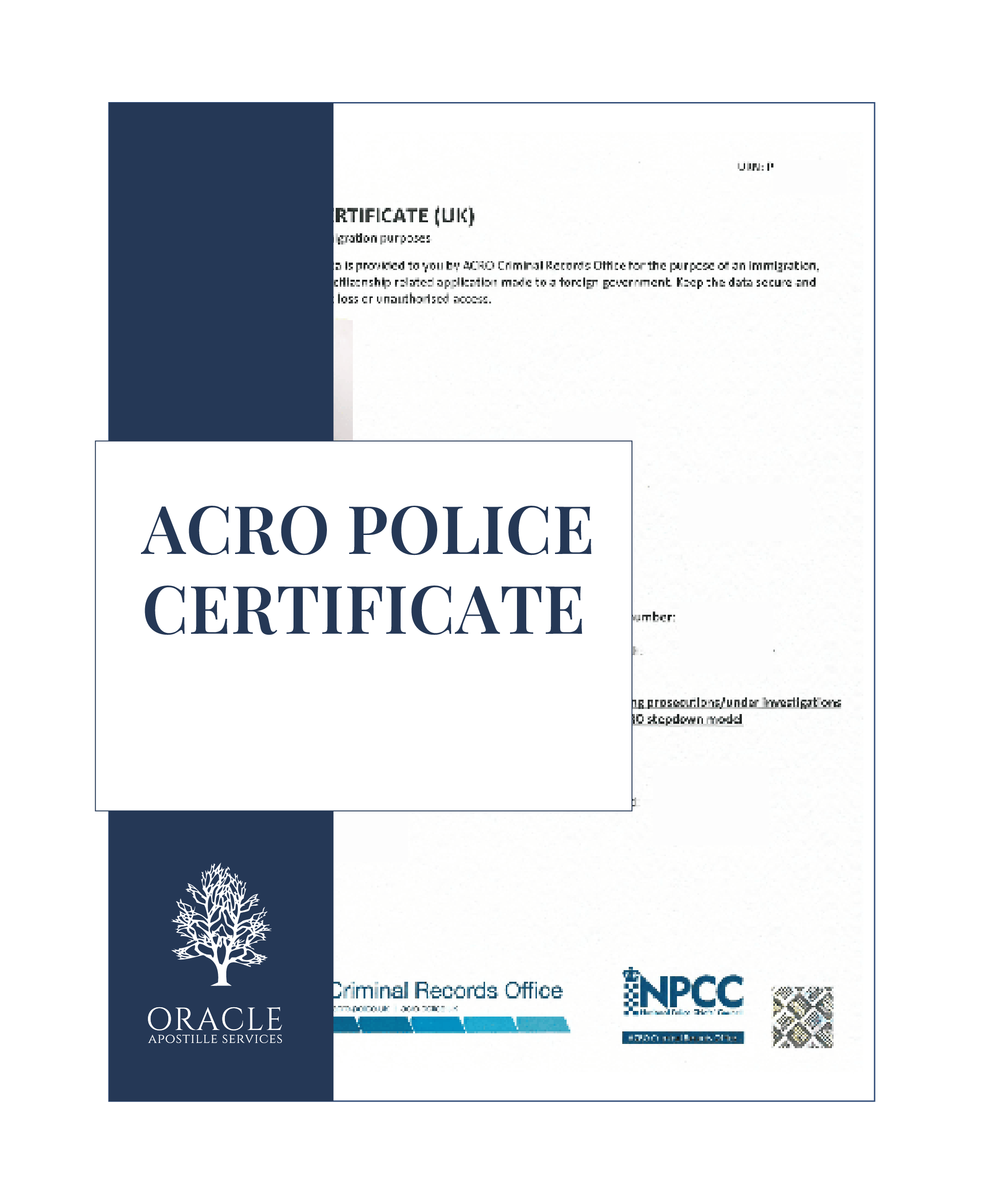ACRO Police Certificate | Apostille Legalisation – Orcap