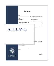 Affidavit – Premium 1 day Apostille service