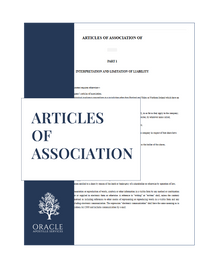Articles of Association – Premium 1 day Apostille service