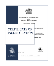 Certificate of Incorporation – Premium 1 day Apostille service
