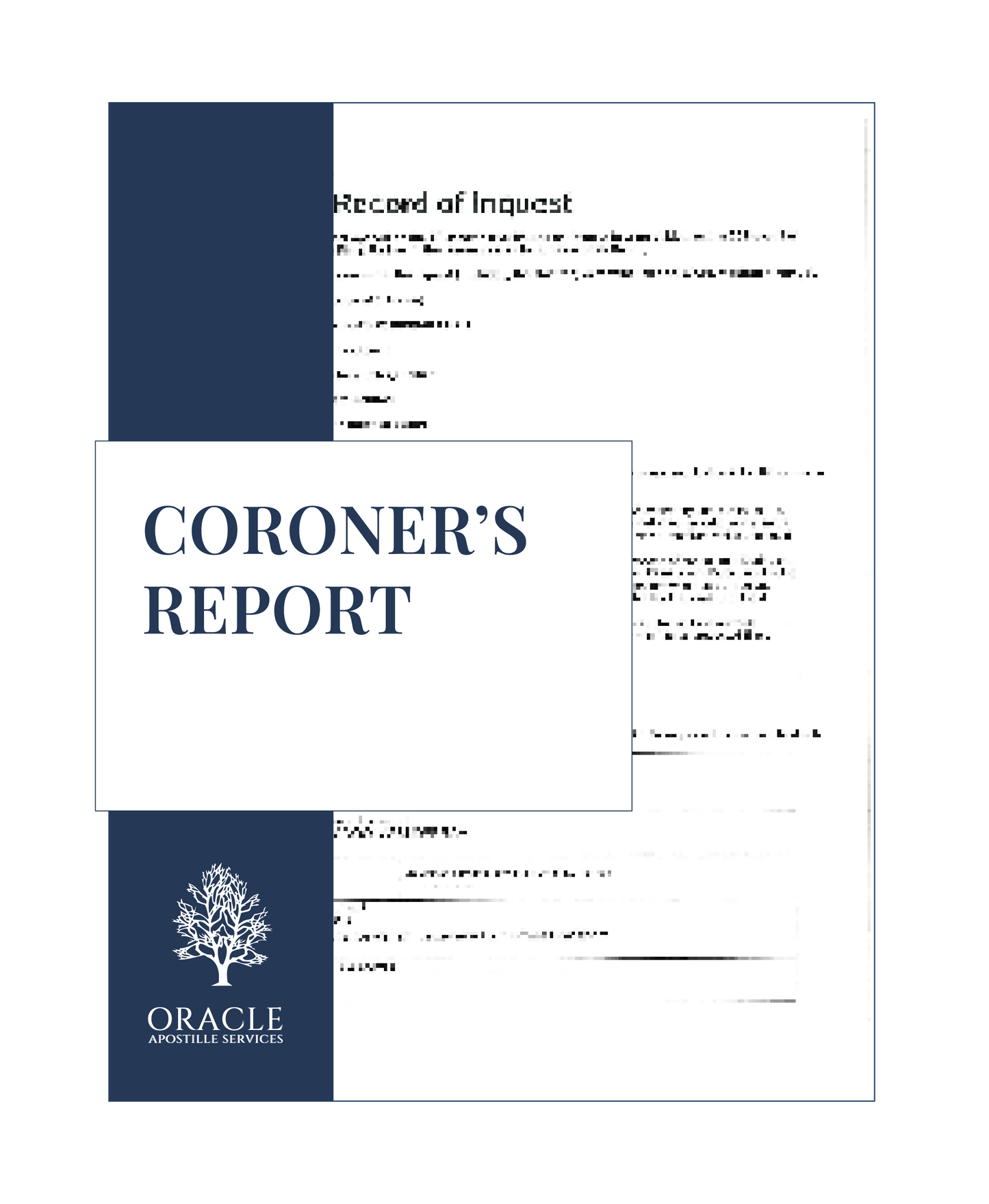 Coroner's Report – Premium 1 day Apostille service