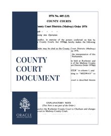 County Court document – Premium 1 day Apostille service