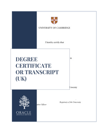Degree certificate or transcript (UK) – Premium 1 day Apostille service