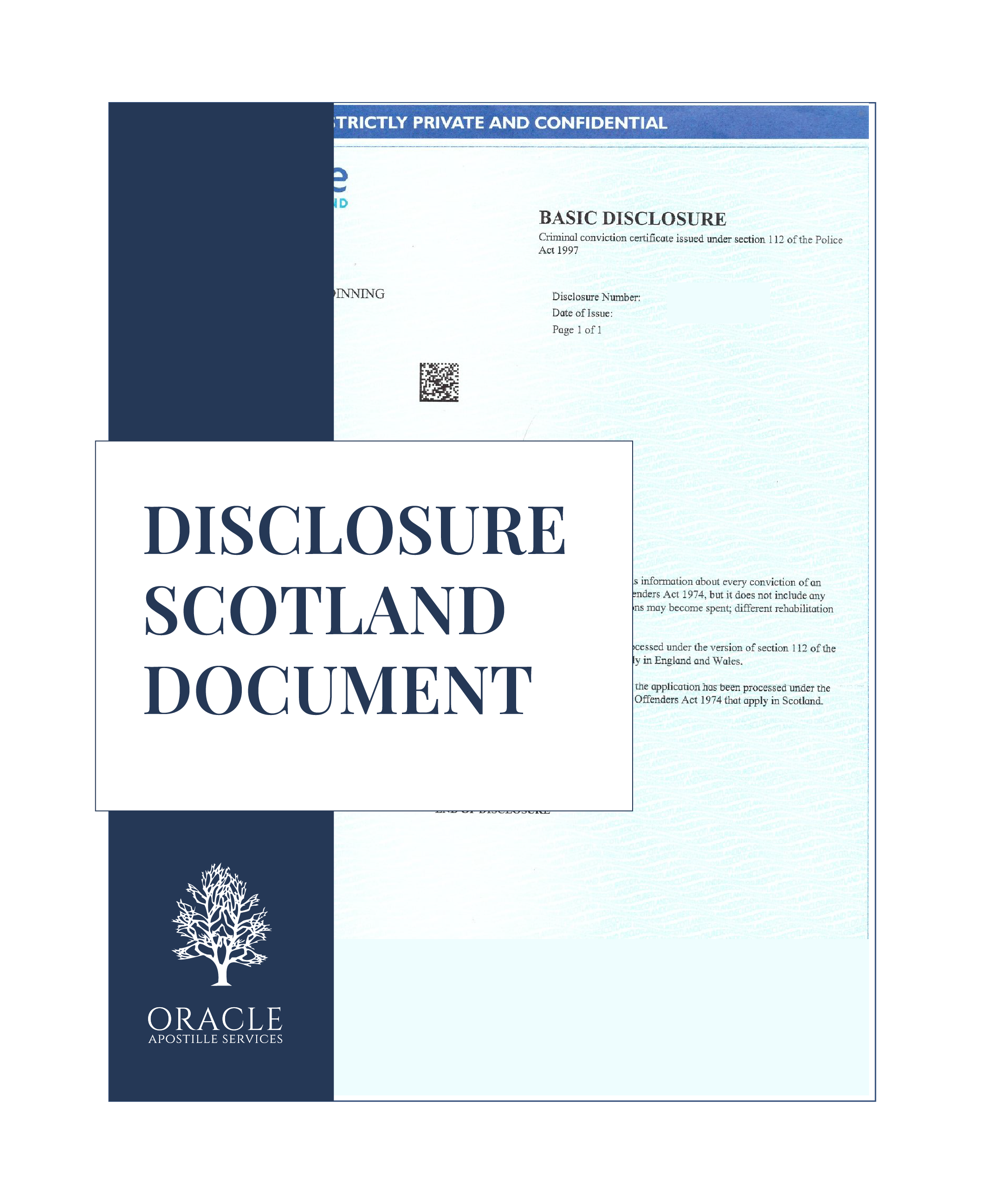 Recording Disclosure Script Disclosure Scotland Document – Criminal Record Verification – Orcap