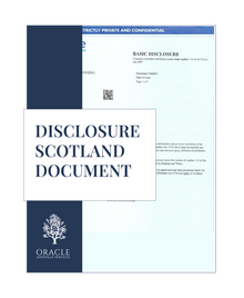 Disclosure Scotland document – Premium 1 day Apostille service