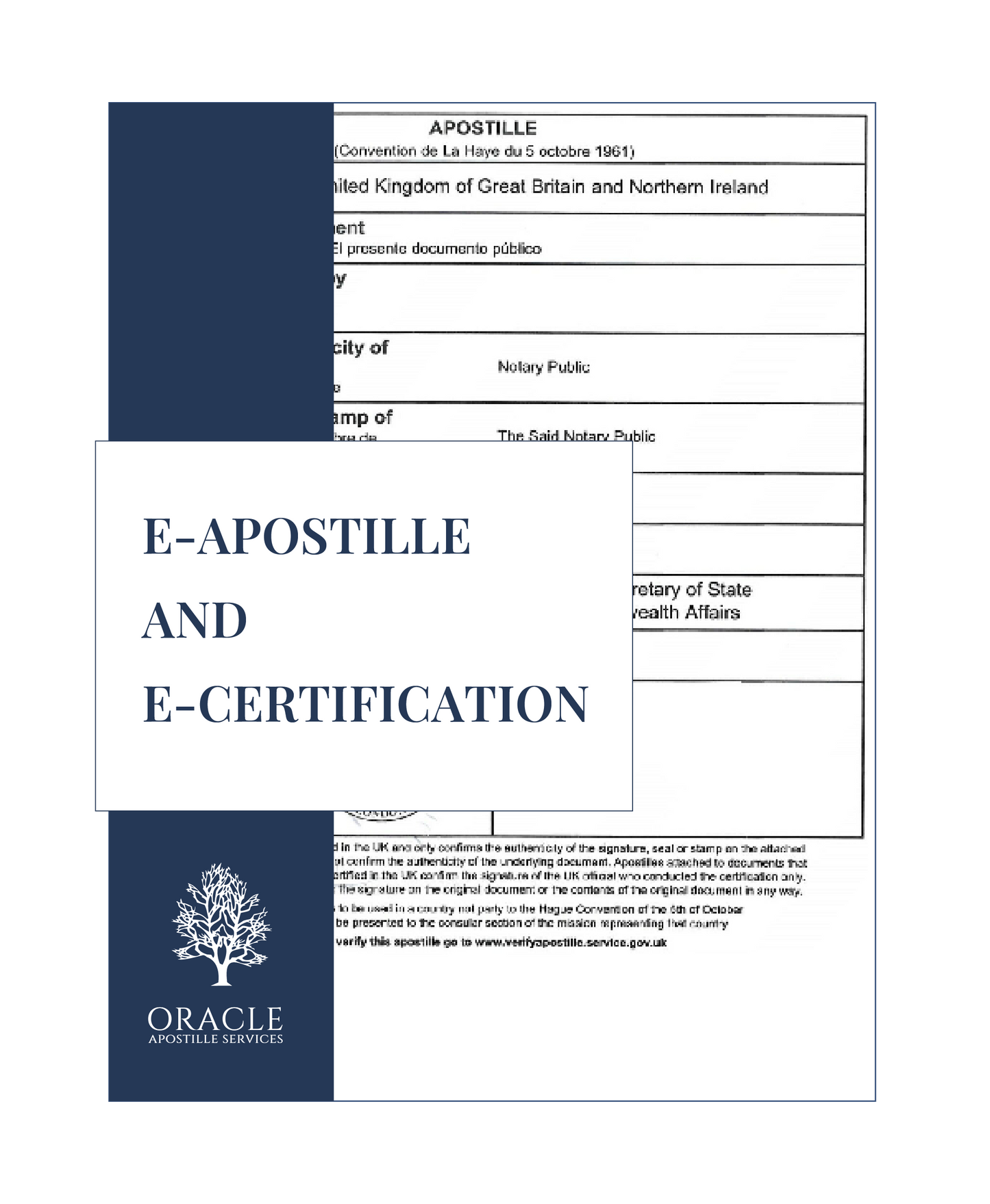 e-Apostille + e-Certification
