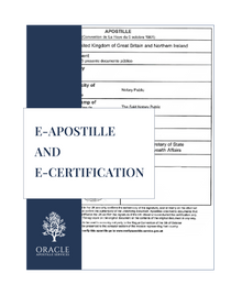 e-Apostille + e-Certification