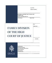Family Division of the High Court of Justice document – Premium 1 day Apostille service