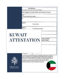Kuwait attestation