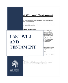 Last Will and Testament – Premium 1 day Apostille service