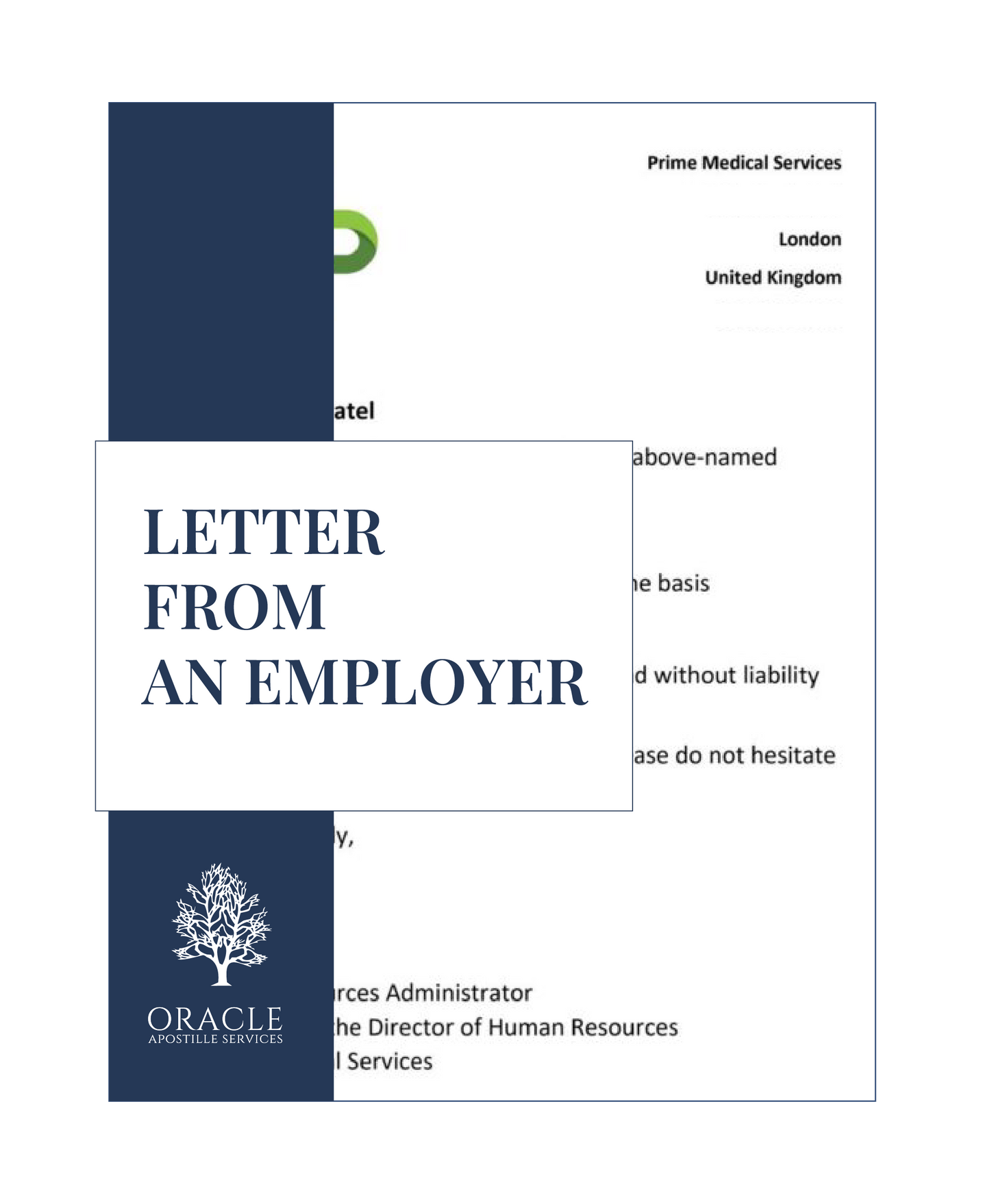 Letter from an employer – Premium 1 day Apostille service