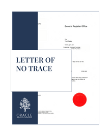 Letter of No Trace – Premium 1 day Apostille service