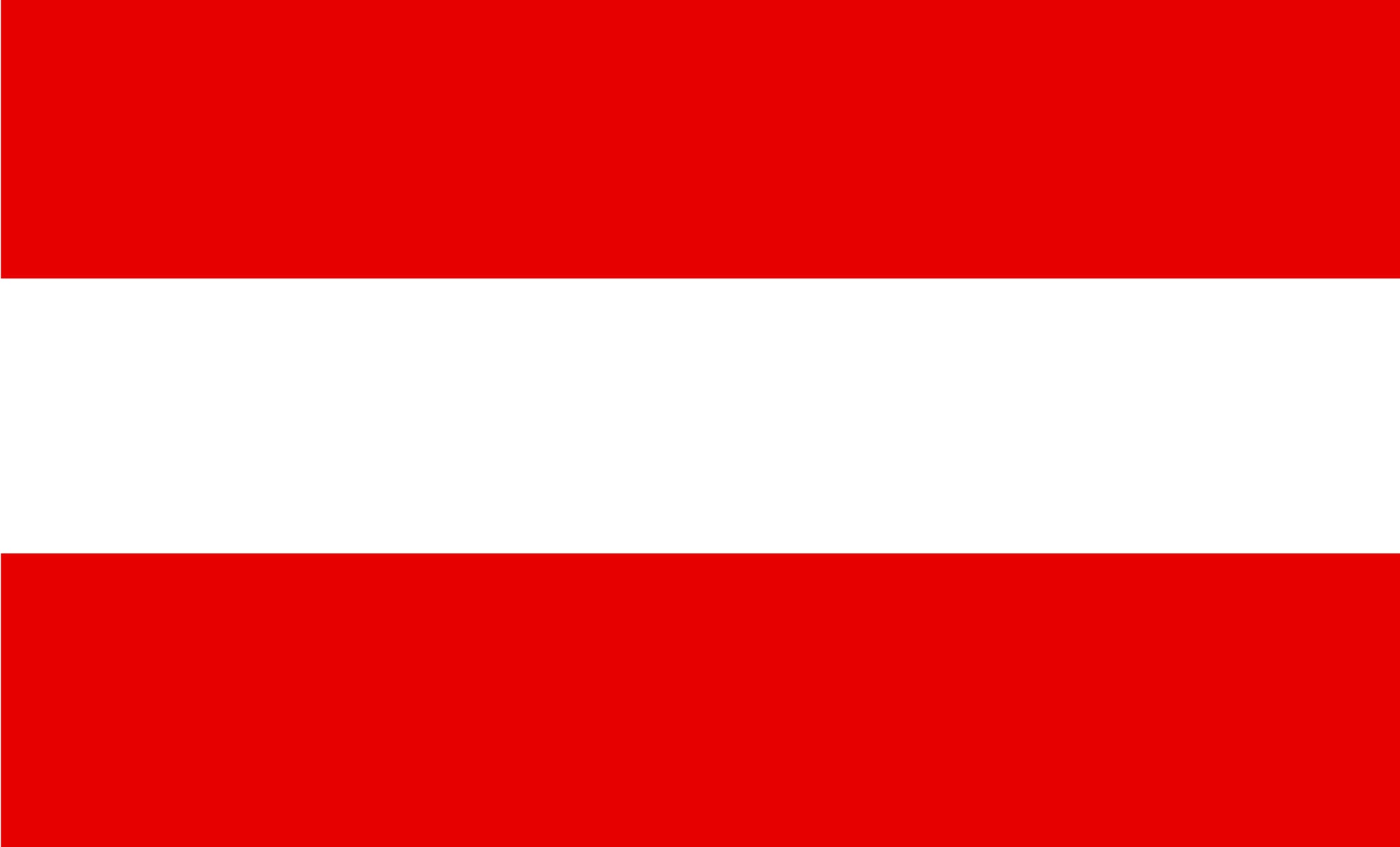 Flag of Latvia with two horizontal red stripes and one white stripe in the middle