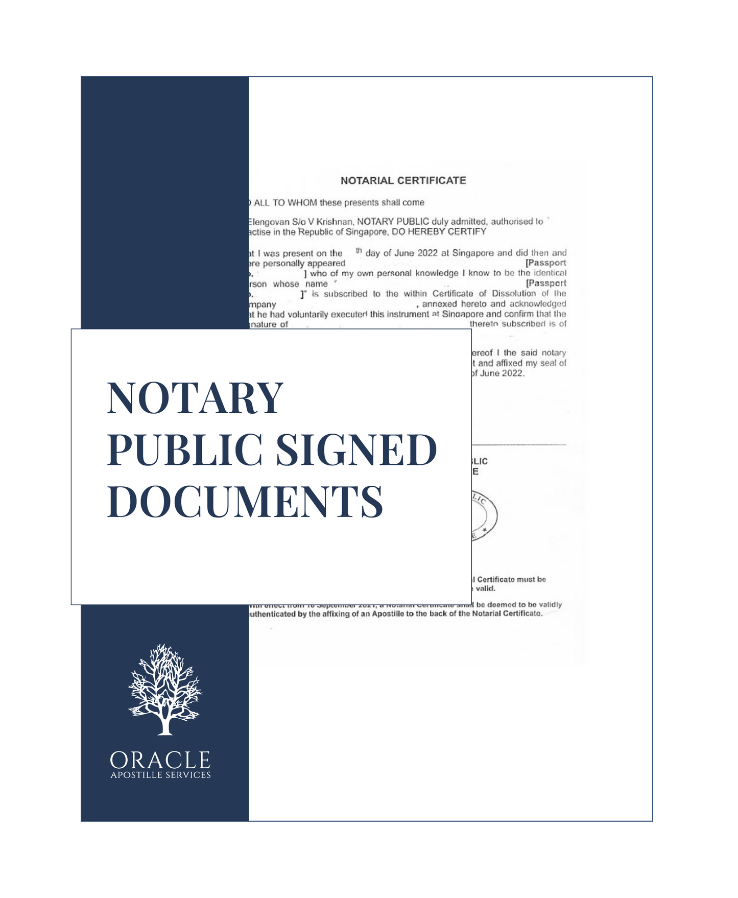 Notary Public signed documents – Premium 1 day Apostille service