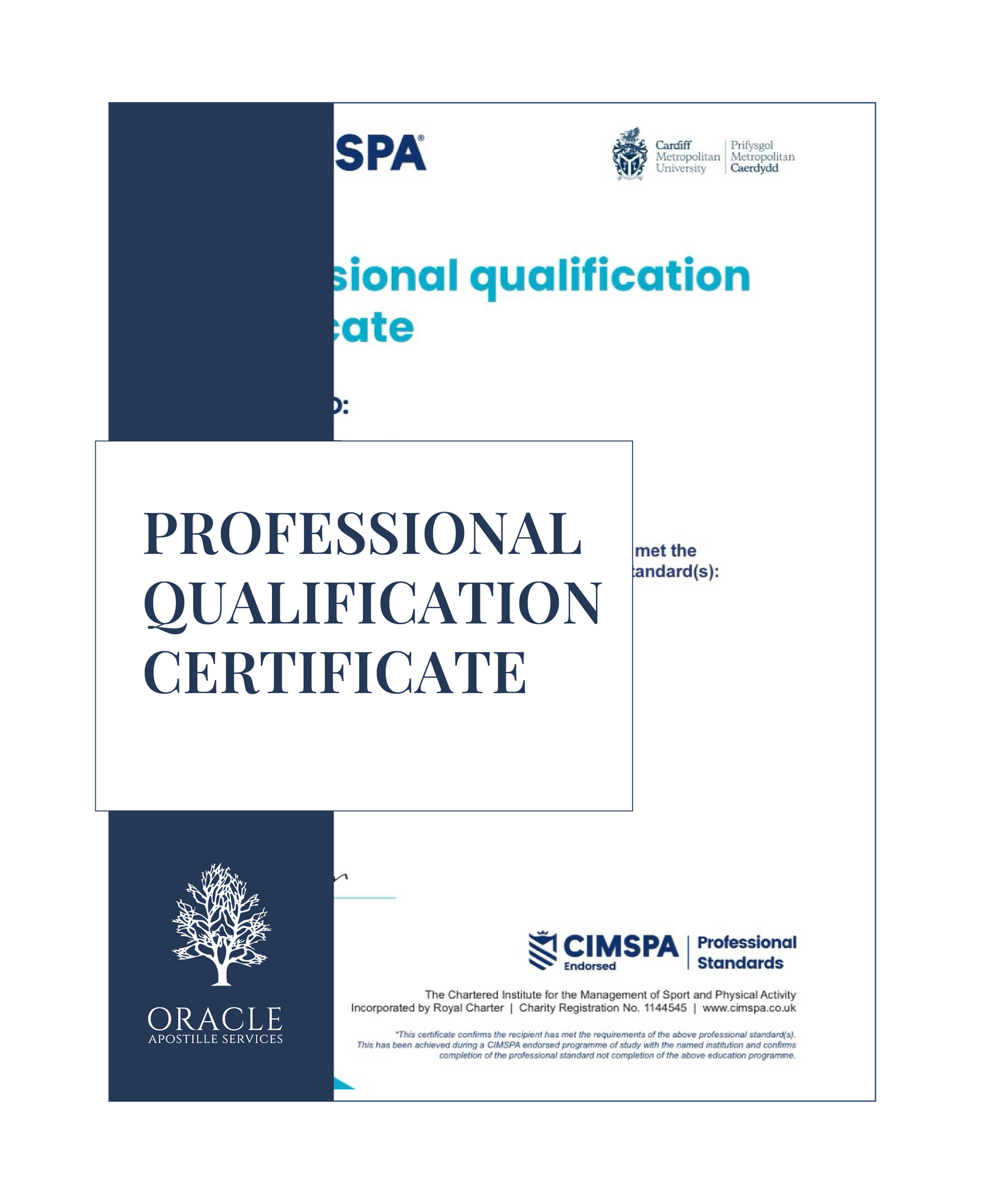 Professional qualification certificate – Premium 1 day Apostille service