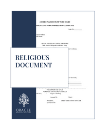 Religious document – Premium 1 day Apostille service