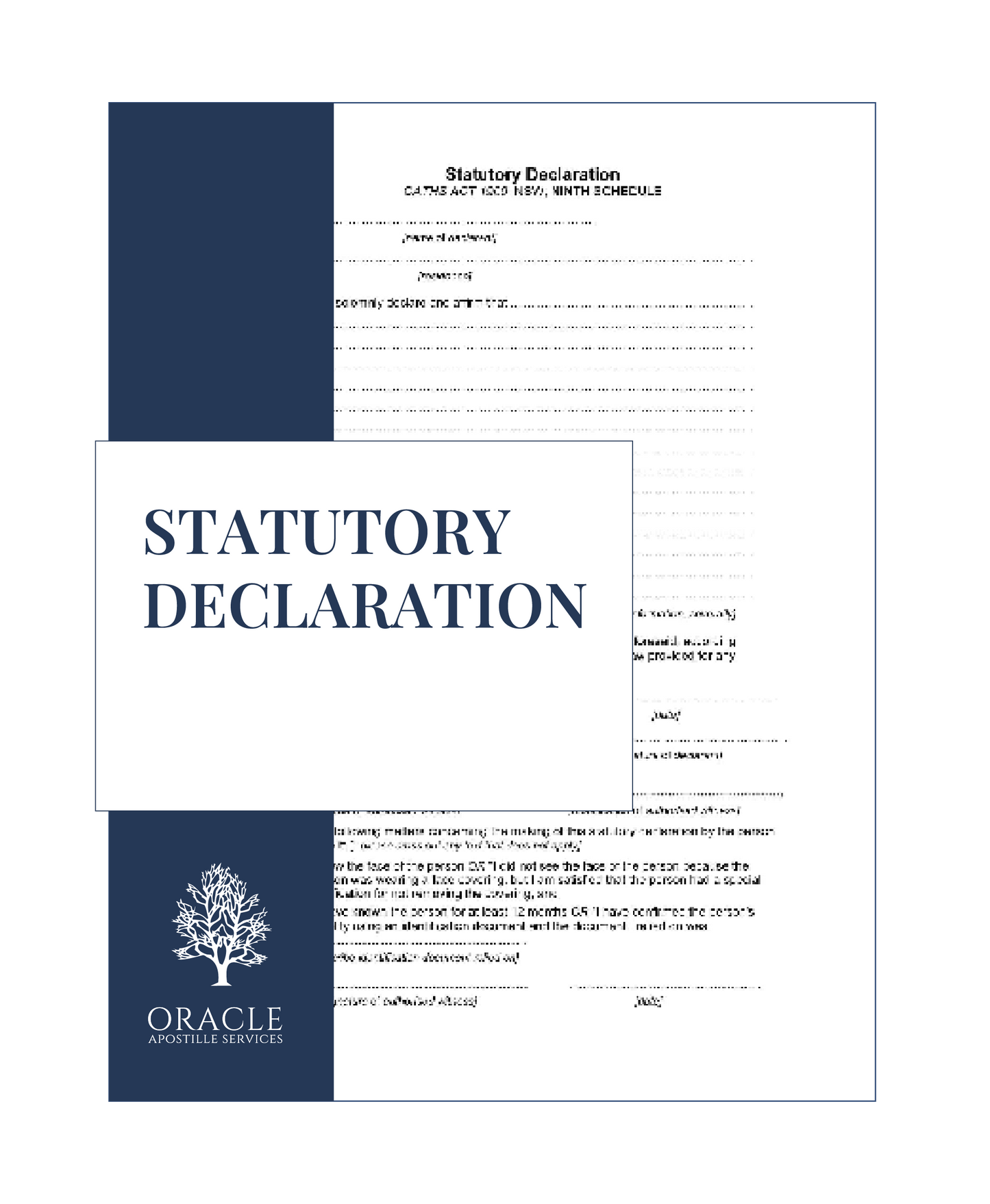 Statutory declaration – Premium 1 day Apostille service