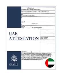 UAE attestation