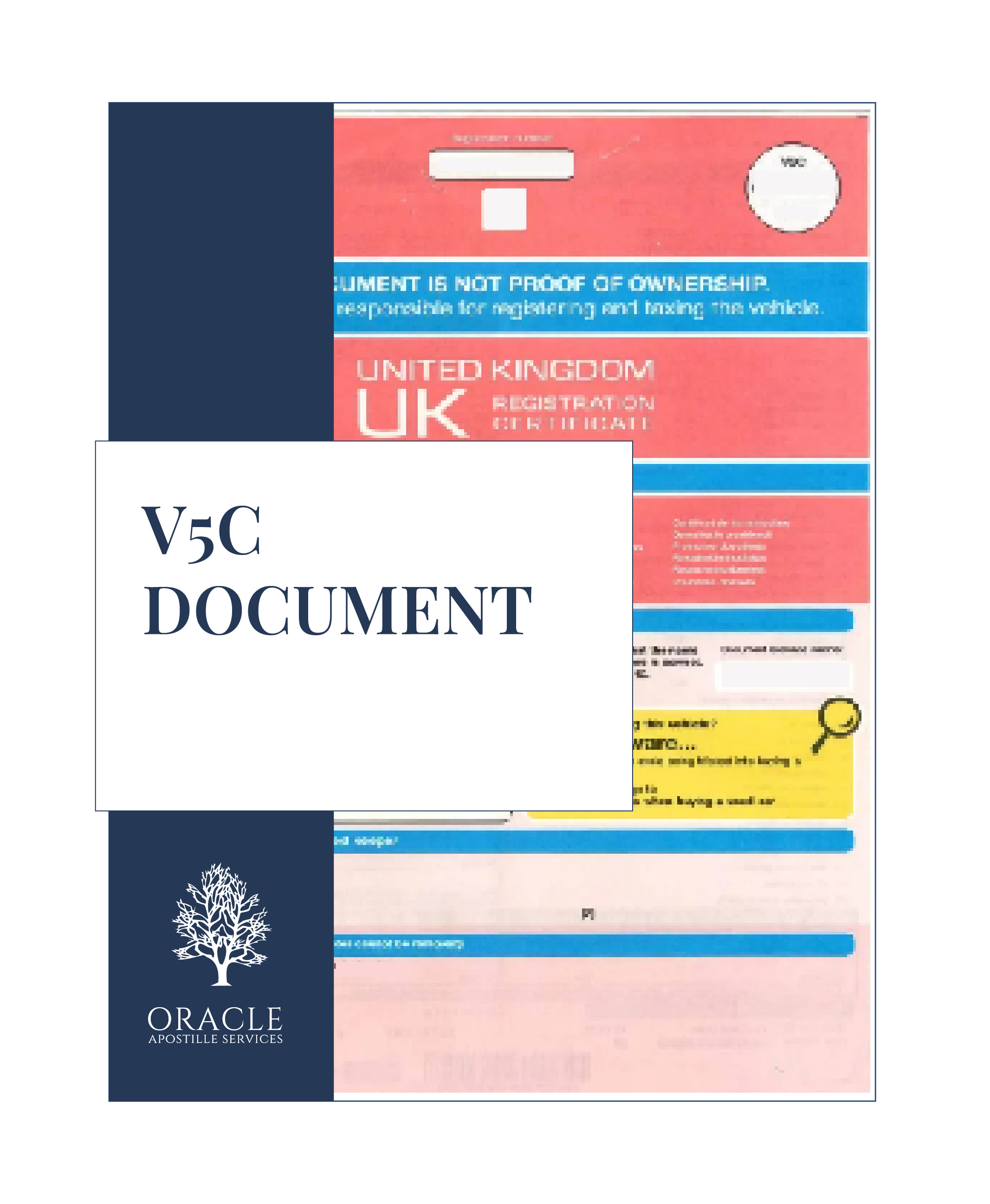 V5C Document Apostille – Fast Apostille for Vehicle Logbook – Orcap
