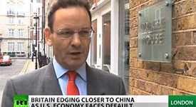 Martin Graham Speaks to Russia Today on the UK Chancellor’s Visit to China