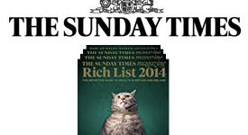 Рейтинг самых богатых людей 2014 года по версии газеты «Sunday Times»