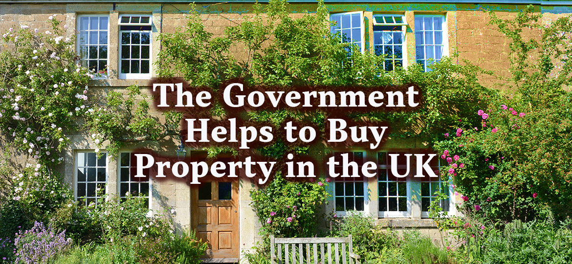 The government helps to buy property in the UK